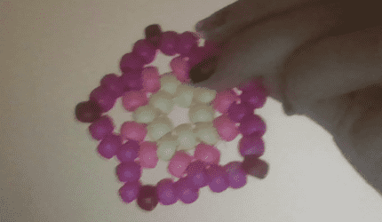 how to make a Kandi Sakura blossom