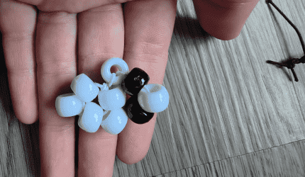 How to make a little ghost charm