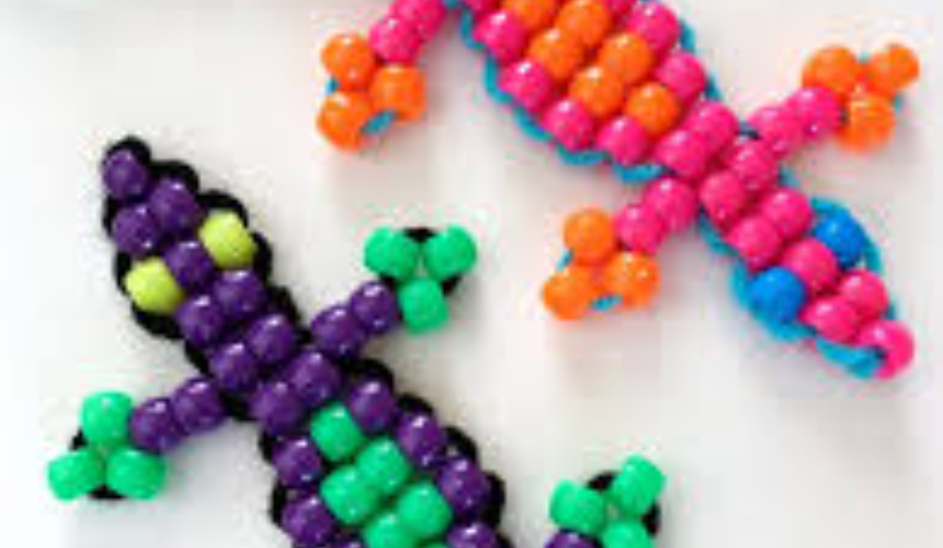 How to make a lizard keychain Tutorial Image
