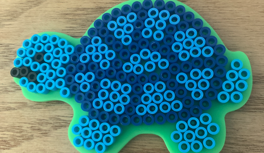 How to make a really easy blue turtle!! Tutorial Image