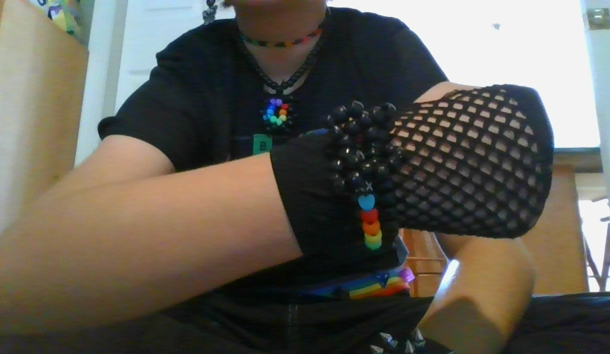 How to make an X bracelet! Tutorial Image