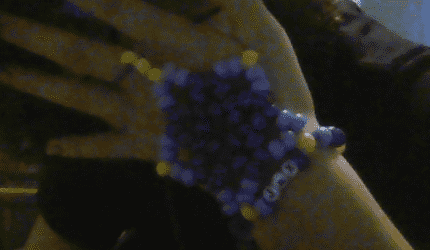 How to make Kandi star glove