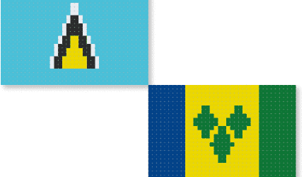 How to make S.Lucia & S.Vincent Flags