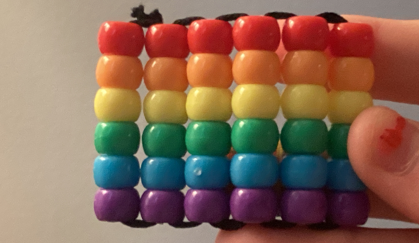 How to Make the 6-stripe Rainbow Flag Tutorial Image