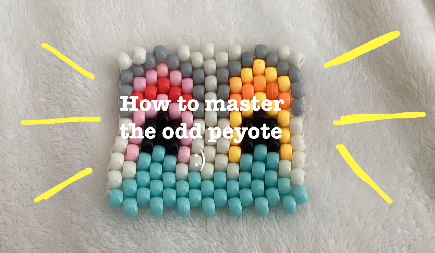 How to master the odd peyote stitch Tutorial Image