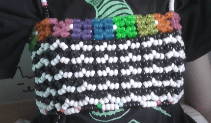 kandi tube top (with straps)