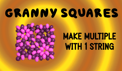 Make Multiple Granny Squares with One String