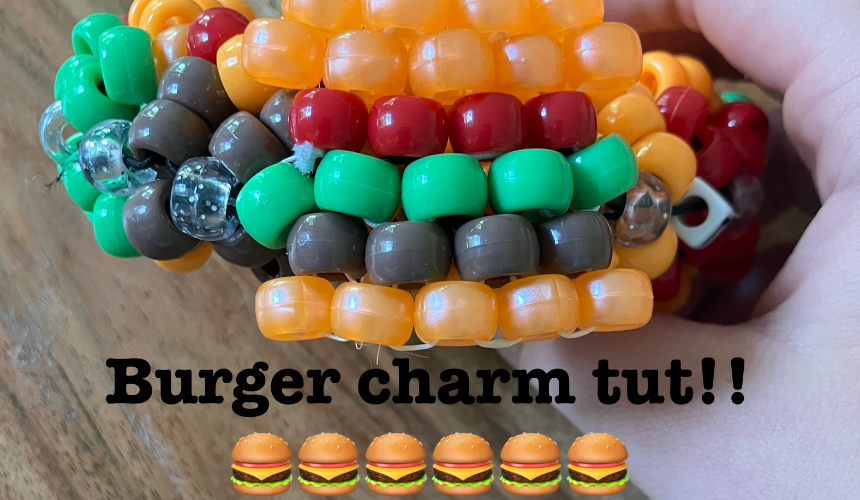 Peyote burger charm!!!! Tutorial Image