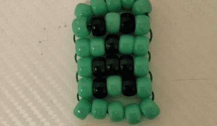 Tut for Minecraft Creeper (ladder stitches)